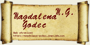Magdalena Godeč vizit kartica